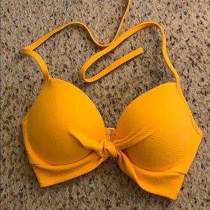 Yellow swim suit top only